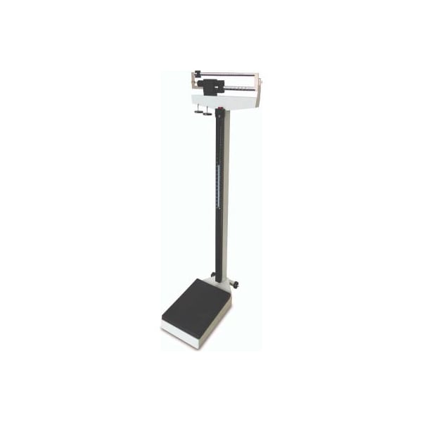 Rice Lake Weighing Systems Rice Lake RL-MPS-40 Mechanical Physician Scale with Height Rod, 490 lb x 4 oz 185289 - main